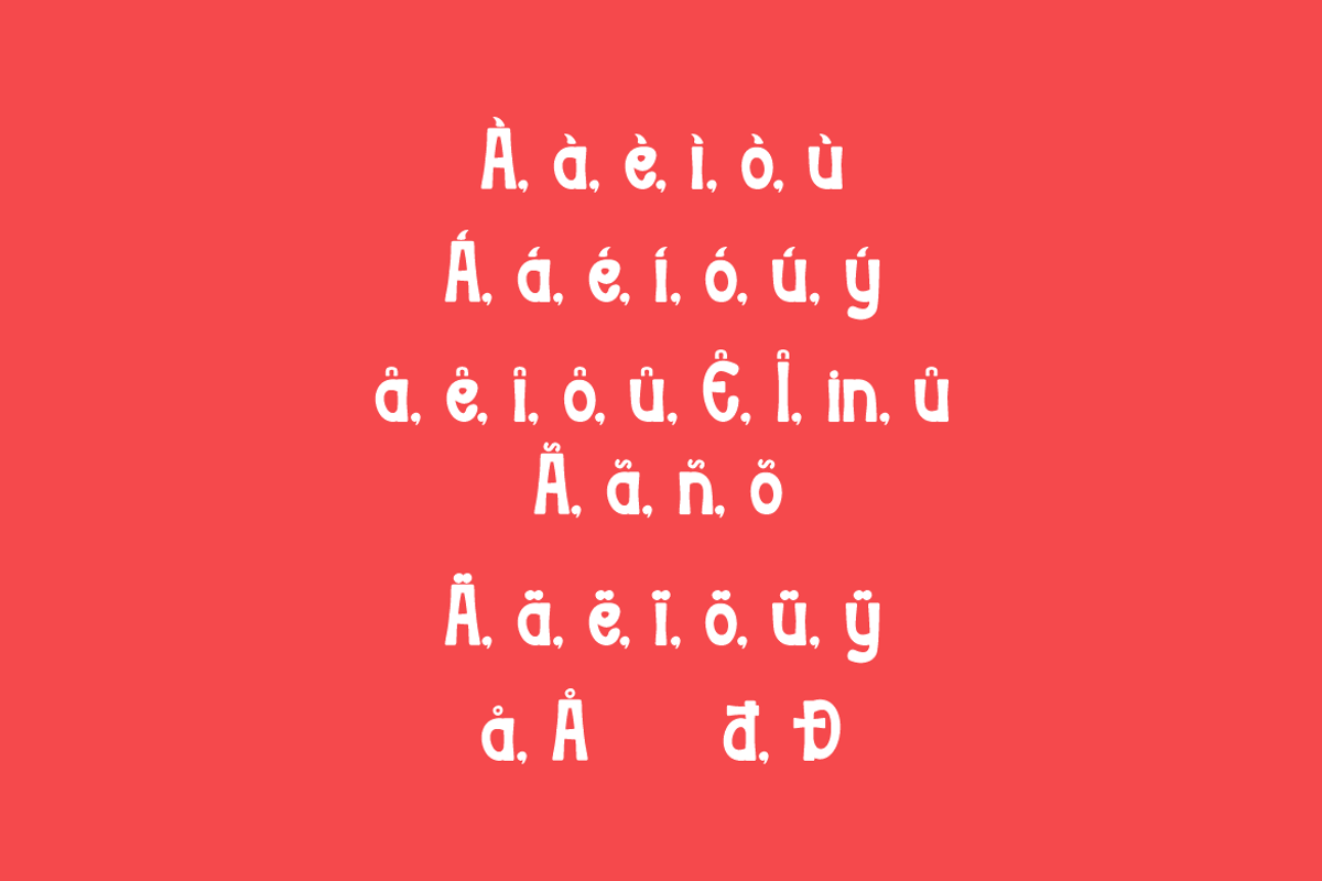 Mehogan - Round Funny Font, a Sans Serif Font by QR Design Studio (Photo 9 of 12)