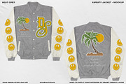 Varsity Jacket - Mockup, a Hoody Mockup by DaldSgh (Thumbnail 7 of 21)