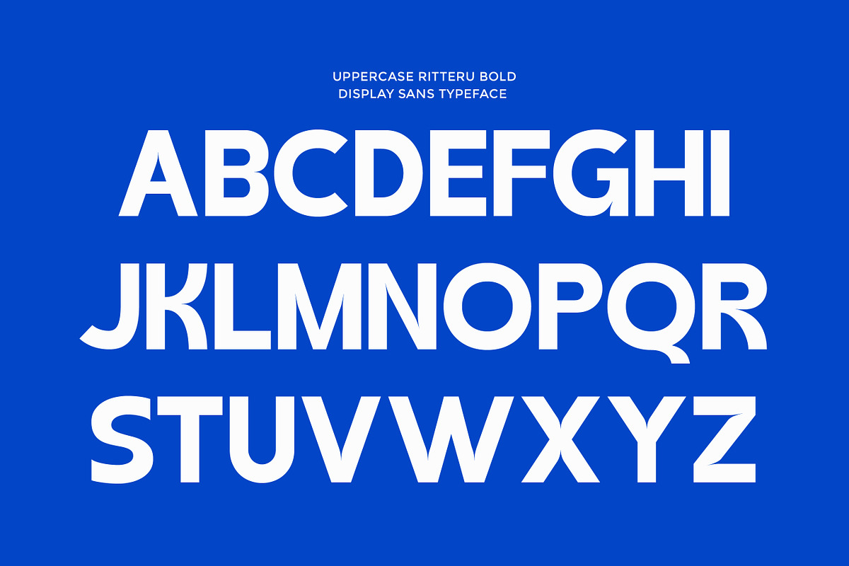Ritteru – Bold Display Sans Serif Fo, a Sans Serif Font by Flawless And Co (Photo 7 of 10)