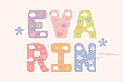 Evarin - Cute Decorative Font, a Handwritten Font by Kanink Studio (Thumbnail 2 of 8)