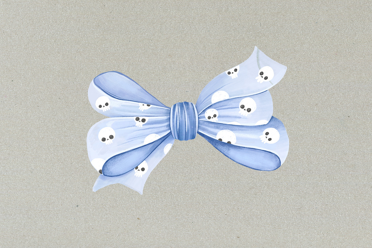 Halloween Bows Clipart Hand Drawn, an Object Graphic by the_myro (Photo 7 of 12)