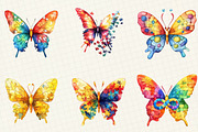Autism Butterfly Clipart, an Illustration by OK Design (Thumbnail 2 of 5)