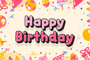 Balloon Font Family, a Font by Lollipop Hand Drawn (Thumbnail 3 of 7)