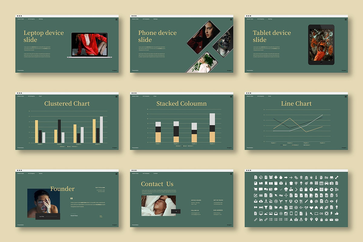 Dungeon - Business PowerPoint, a Presentation Template by Dens Creative Studio (Photo 5 of 6)