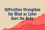 Miltorn - Display Blacklatter, a Font by Letterhend Studio (Thumbnail 2 of 9)