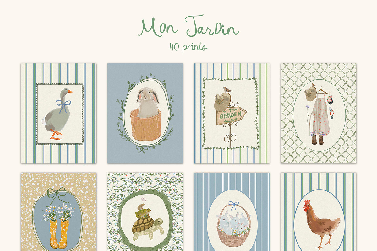 Spring Watercolor Illustrations, a Decorative Illustration by whiteheartdesign (Photo 21 of 30)