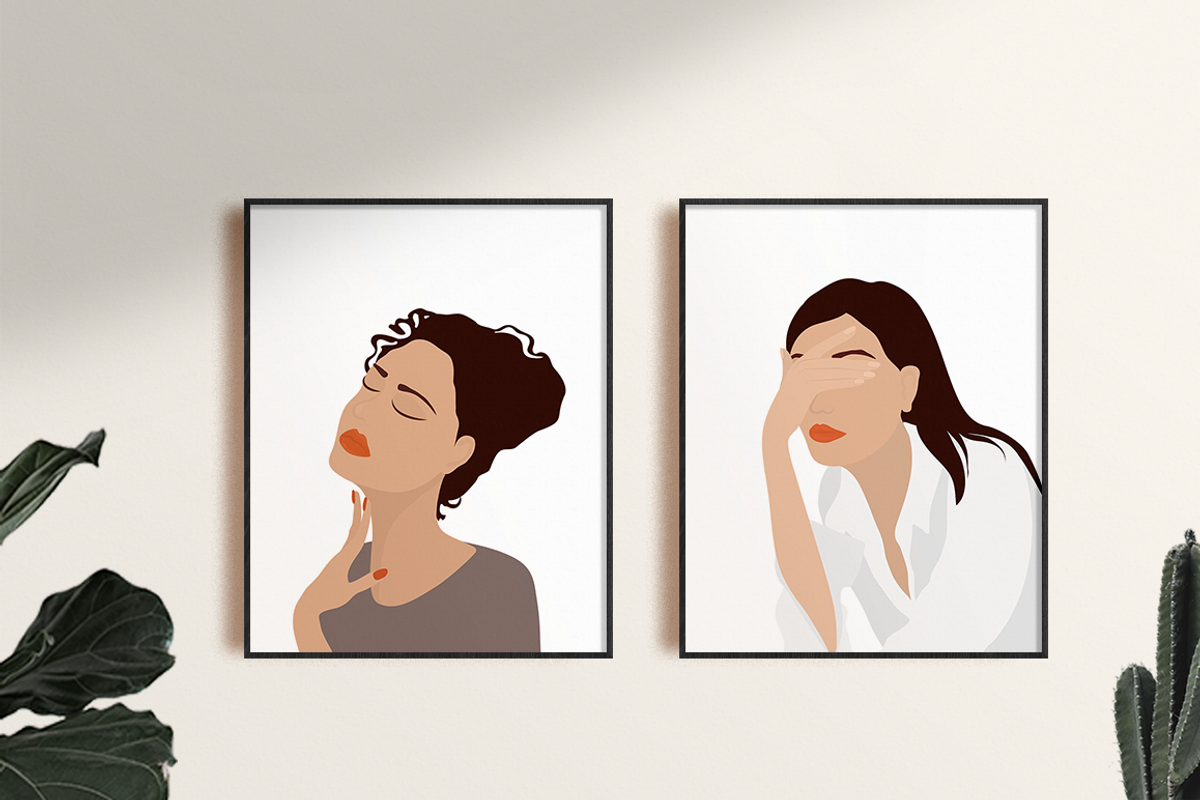 Female Portraits Creator Part 1, a Person Illustration by Irena Art (Photo 3 of 15)