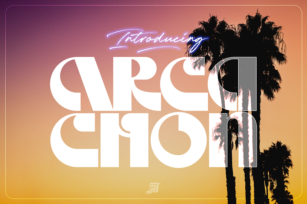 ARCACHON ArtDeco Typeface