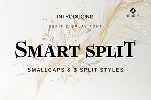 Smart Split - Bold Serif Smallcaps