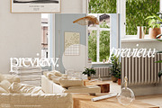 LENIS ROOM Natural Frame Mockup Set, a Household Mockup by Stykke Studio (Thumbnail 34 of 58)