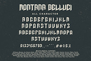 Montana Belluci, a Blackletter Font by HATFSTUDIO (Thumbnail 7 of 8)