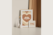Aesthetic frame mockup, a Product Mockup by mockupocka (Thumbnail 12 of 14)