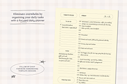 Essential Daily Home School Planner, a Stationery Template by Kin Design (Thumbnail 5 of 5)