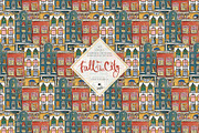 Fall City Hand Drawn Autumn Patterns, a Pattern Graphic by KaramfilaS (Thumbnail 4 of 21)
