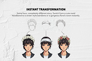 265+ Hair Accessories Stamps, a Brush Add-On by Selentaori Studio (Thumbnail 10 of 12)