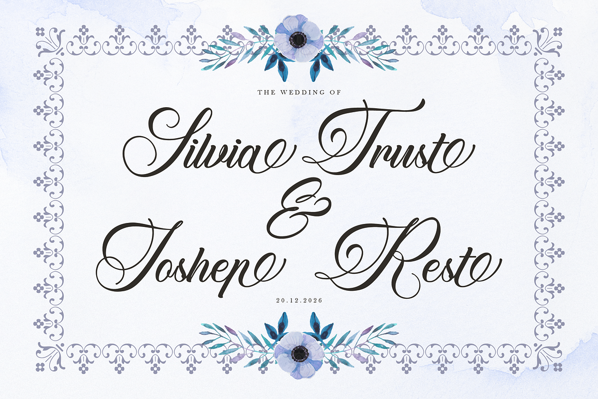 Aurelaydi | Elegant Calligraphy, a Script Font by Denustudios (Photo 5 of 12)