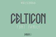 Celticon Font Family, a Blackletter Font by Sentavio (Thumbnail 1 of 7)