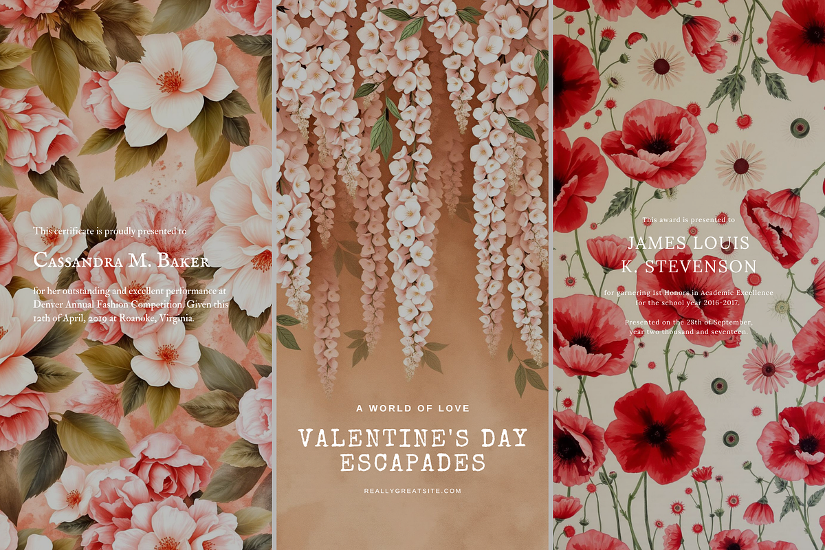 Pastel Floral Backgrounds, a Background Graphic by digital.incubator.yum (Photo 5 of 8)