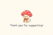 The silly goose Louie Mushroom, an Animal Illustration by Blumensdiary (Thumbnail 7 of 7)