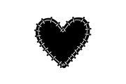 Stitched Heart Silhouette Vector Bun, an Illustration by Designs_River (Thumbnail 16 of 41)