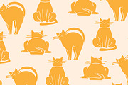Simple Cats Linocut Clipart, an Illustration by ClayStudio (Thumbnail 7 of 7)