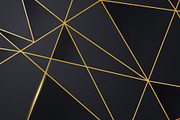 Black And Gold Mosaic Texture, a Background Graphic by Black White Mouse Design (Thumbnail 3 of 3)