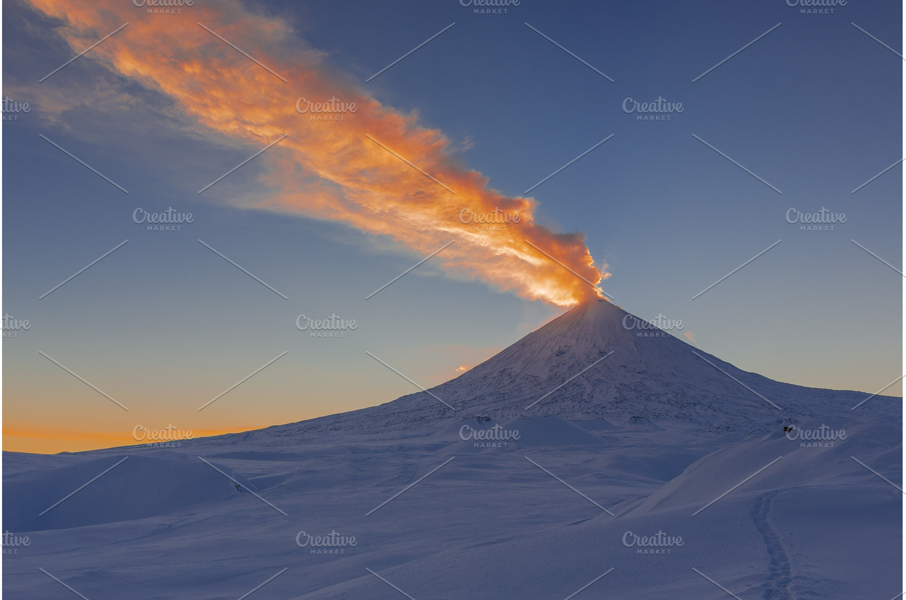 At summit of volcano's explosive, a Nature Photo by Alexander-Piragis