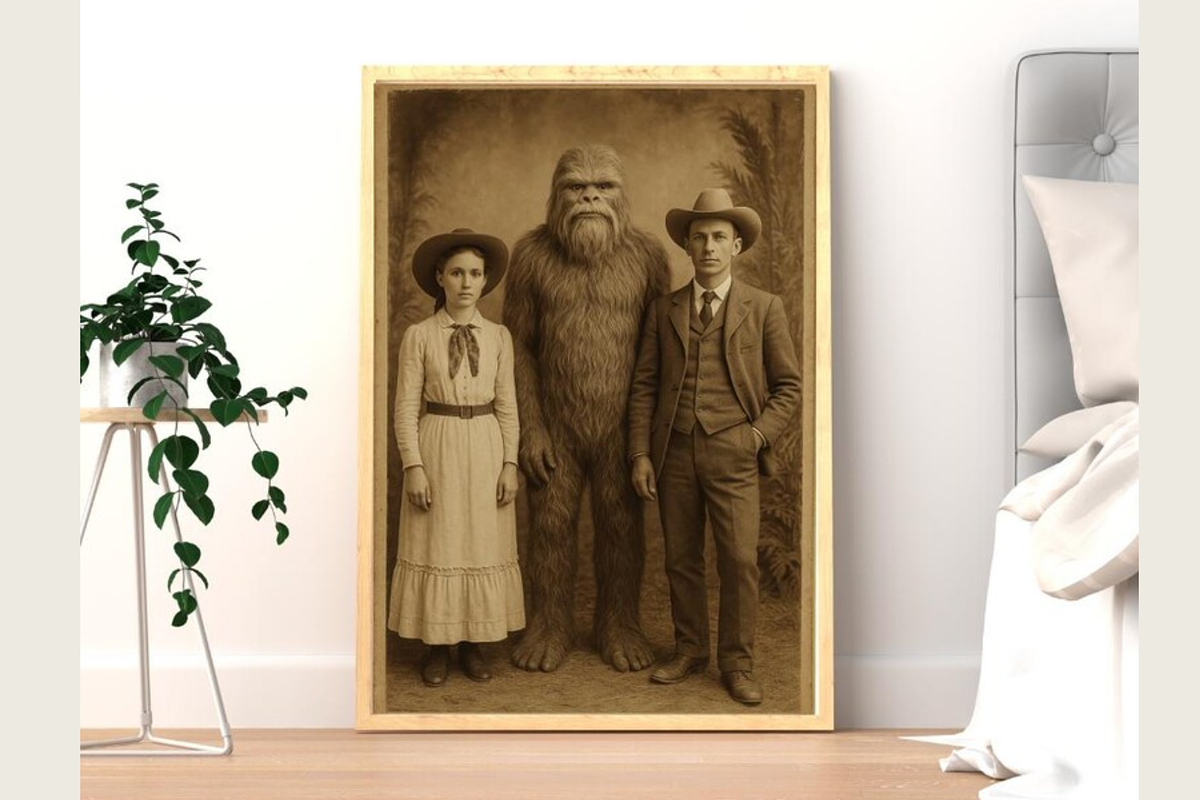 Custom Bigfoot couple Portrait, a Person Illustration by HubbaDigitals (Photo 8 of 10)