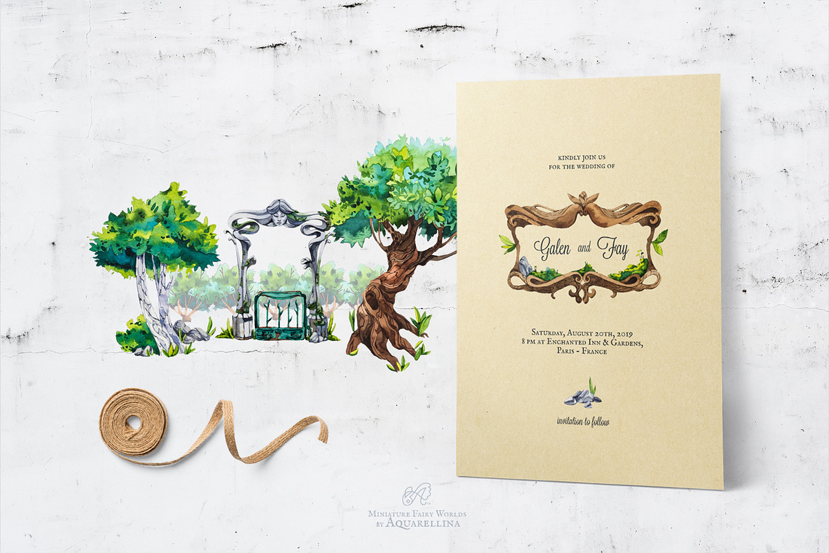 Artist's Garden Watercolours, a Decorative Illustration by Aquarellina (Photo 16 of 30)