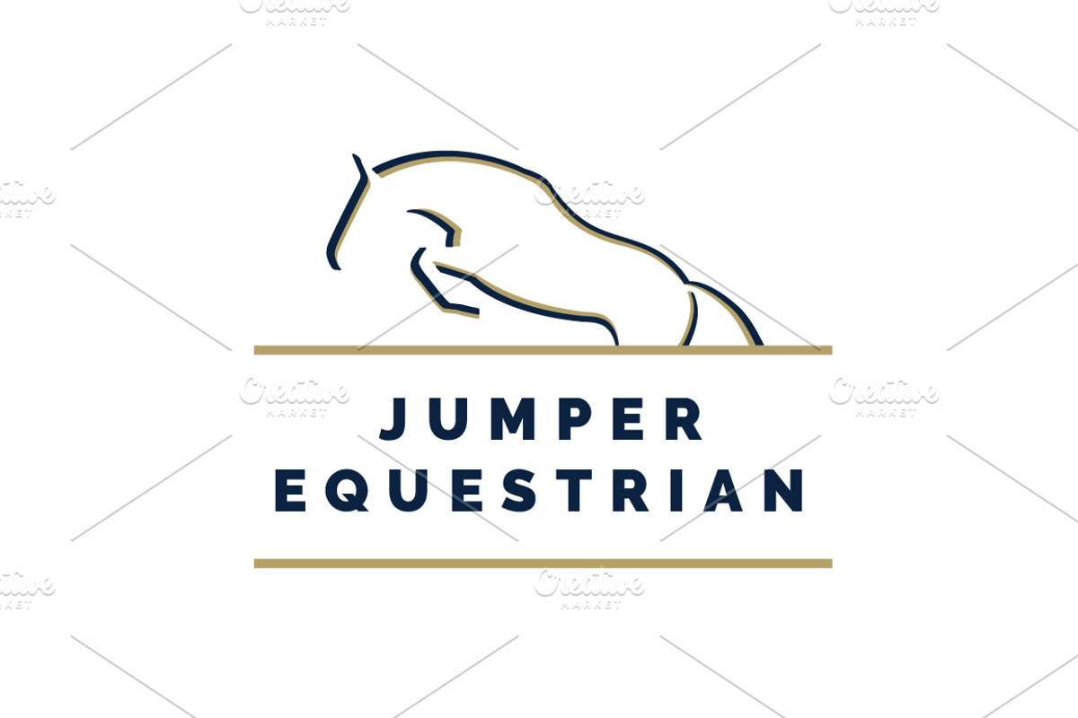 Jumper Equestrian Logo, a Branding & Logo Template by Leah Suzanne (Photo 2 of 2)