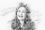 Artistic Pencil Sketch PS Action, an Action Add-On by MRI STUDIO (Thumbnail 2 of 14)