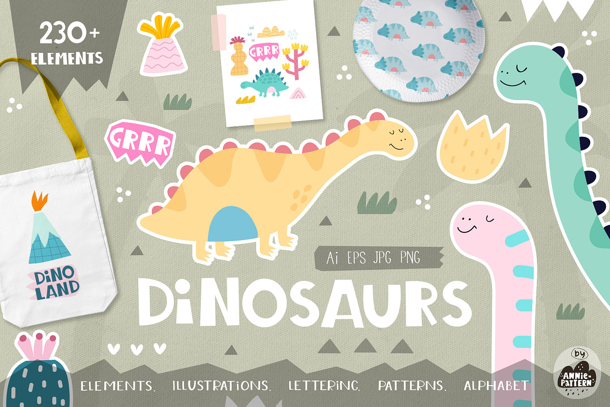 Dinosaurs, a Graphic by AnnieArt (Photo 1 of 10)