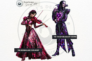 Glassborn Court Stained Glass PNG, a Decorative Illustration by ThatsDesignArt (Thumbnail 10 of 18)