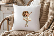 Whimsical Ballerina Girls Clipart, an Illustration by OK Design (Thumbnail 5 of 6)