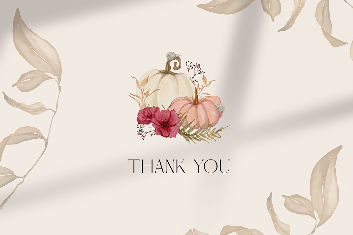 WARM AUTUMN watercolor collection, a Decorative Illustration by Yuliia Lashevska (Photo 14 of 14)