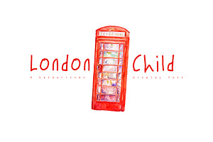 London Child a Handwritten Font