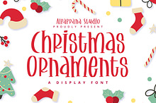 Christmas Ornaments - Display Font