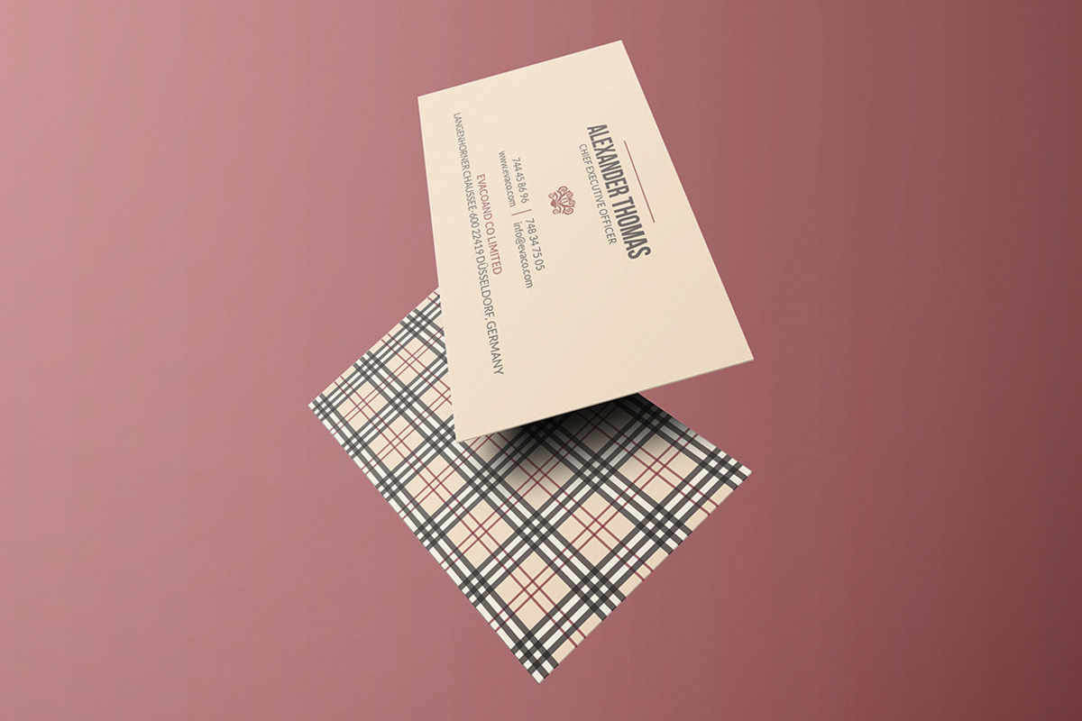 Burberry Business Card, a Business Card Template by Marvel (Photo 3 of 6)