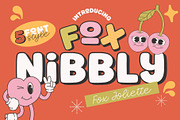 Fox Joliette and Fox Nibbly Font, a Handwritten Font by Fox7 By Rattana (Thumbnail 1 of 14)