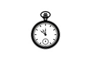 Vintage Pocket Watch SVG Bundle, an Illustration by yasushie (Thumbnail 9 of 31)