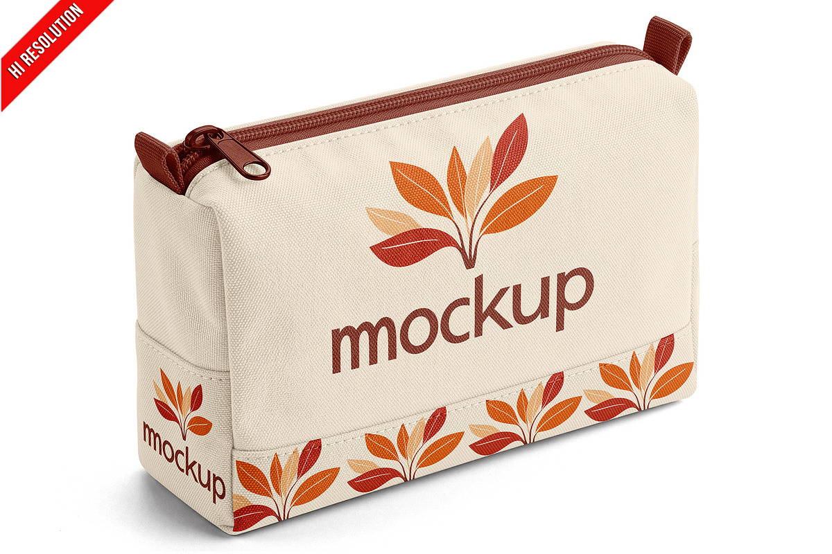 Fabric Pouch Mockup PSD, a Packaging Mockup by Bruno's Shop (Photo 1 of 3)