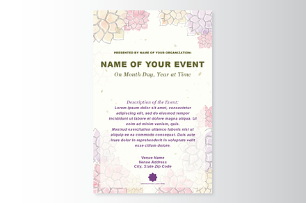 Feminine Flyer Design