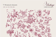 Vintage Garden Bouquet, a Pattern Graphic by Collection by VY (Thumbnail 3 of 10)