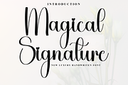 Magical Signature, a Handwritten Font by InermediaSTUDIO (Thumbnail 1 of 8)