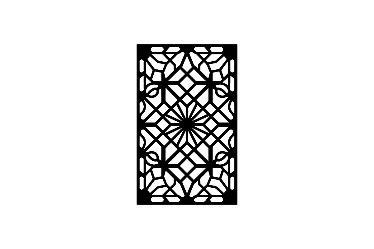 Black Geometric Pattern Panel SVG, an Object Graphic by jahid234 (Photo 6 of 13)