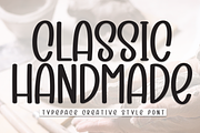 Classic Handmade | Script Font, a Script Font by Scratchones (Thumbnail 1 of 8)