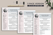 Modern Resume Template Word, a Resume Template by Klamp Studio (Thumbnail 4 of 10)