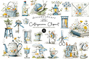 Cottagecore Clipart Hand Drawn Set, an Illustration by DreamCafeArt (Thumbnail 1 of 6)