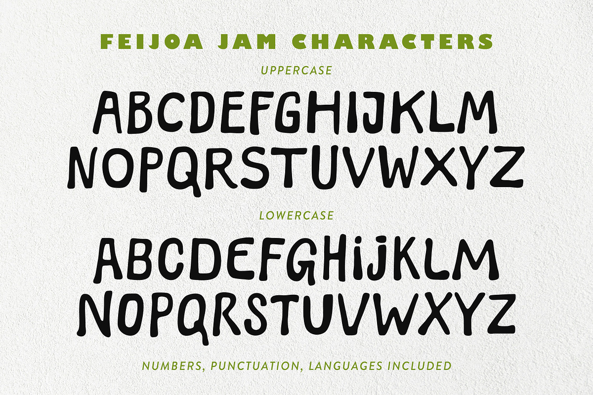 Feijoa Jam Handwritten Playful Sans, a Sans Serif Font by Struvictory.art (Photo 5 of 9)