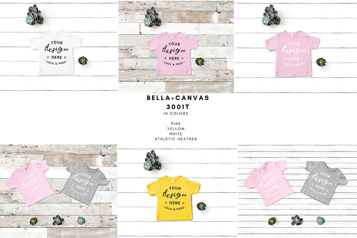 Baby Toddler Bella Canvas Mockups, an Apparel Mockup by lock and page (Photo 10 of 11)